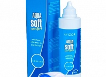 Aqua Soft Comfort+ (250 мл.), раствор и контейнер для линз